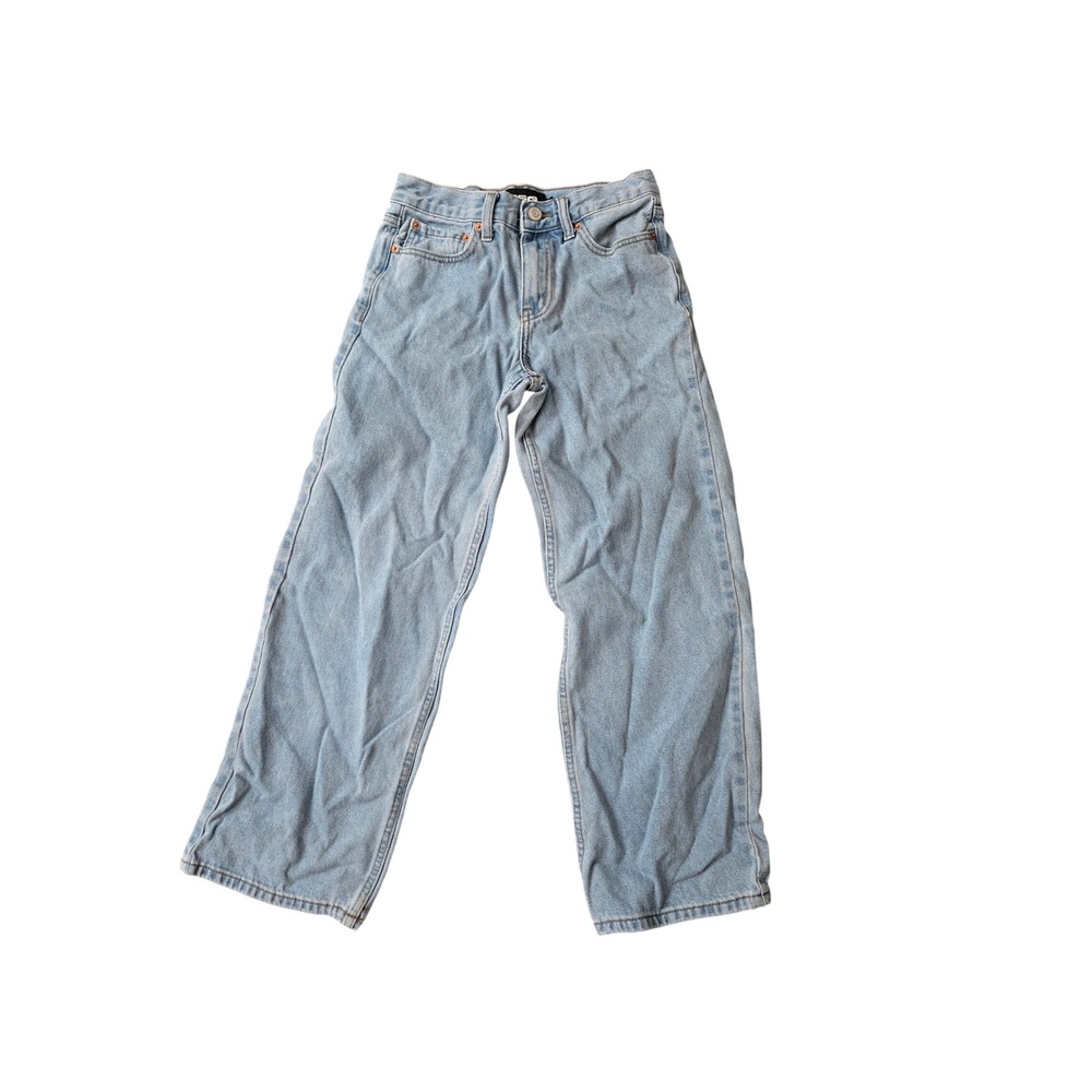 RSQ Baggy Light Wash Wide Leg Denim Jeans Kids Size 14
